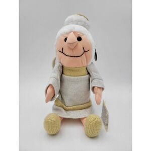 Princess Soft Toys Granny Angel Plush Doll Gold Halo 2001‎ Fairy Godmother Tags